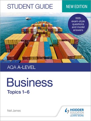 cover image of AQA A-level Business Student Guide 1